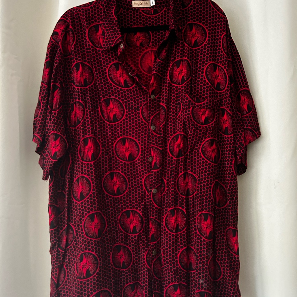 Living Hula Aloha Shirt size 2XL